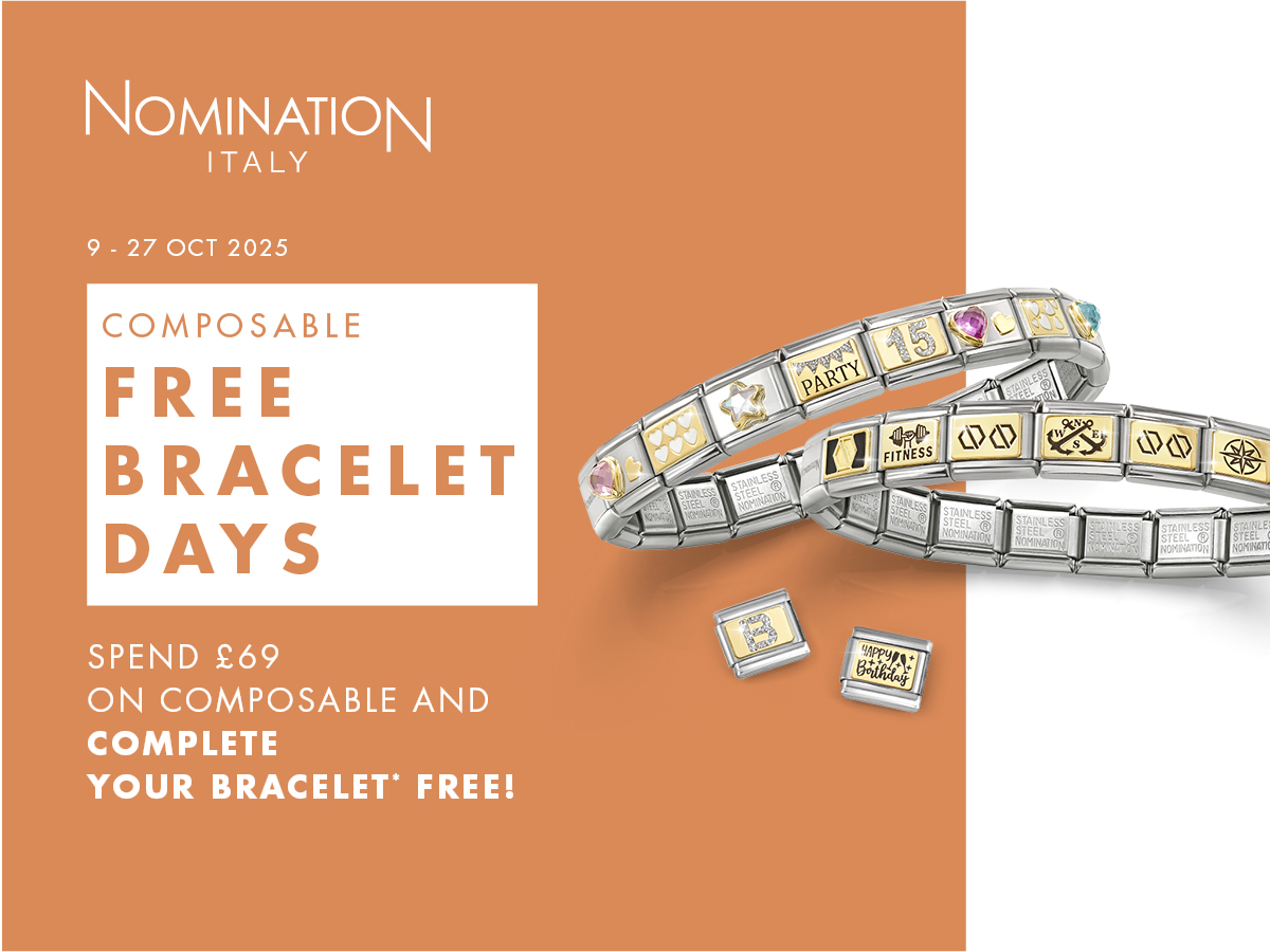 Nomination Composable WEDDING DAY Bracelet (3 Links Stainless