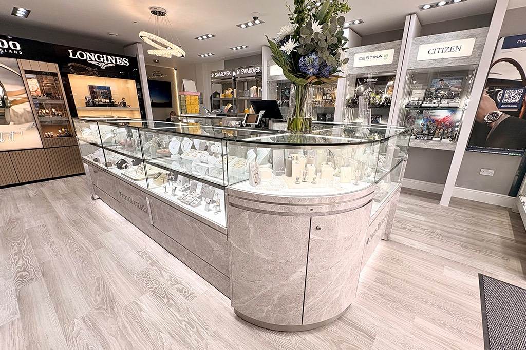 James Moore Jewellers, our showroom in Kenilworth.
