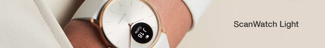 Withings scanwatch light watches
