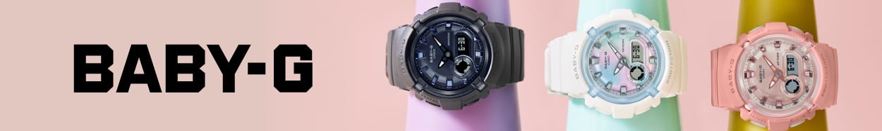 Casio g-shock baby-g watches