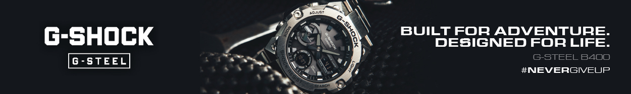 Casio g-shock g-steel watches