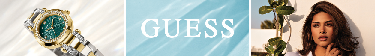 Guess love logo watches