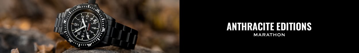 Marathon special projects anthracite watches