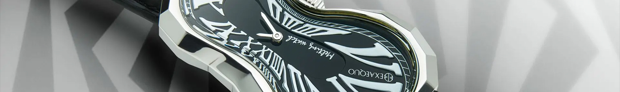 Exaequo melting watch polyhedron 925 watches