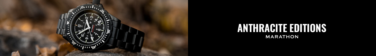 Marathon special projects anthracite watches