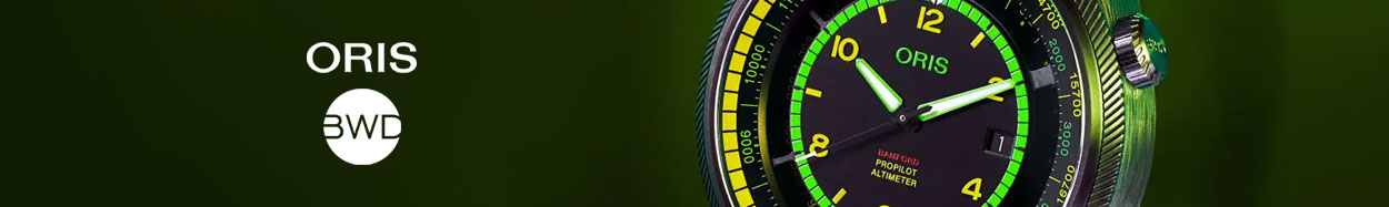 Oris special editions oris x bwd watches