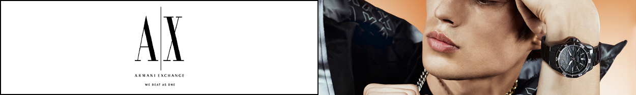 Armani exchange three-hand watches