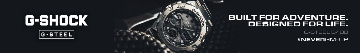 Casio g-shock g-steel watches