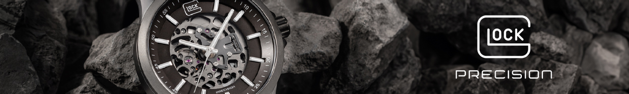 Glock precision skeleton watches