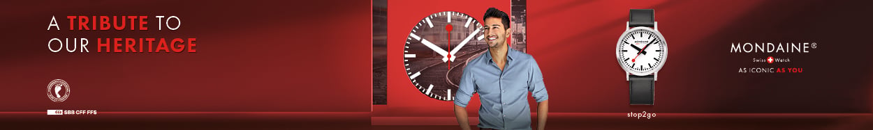 Mondaine stop2go watches