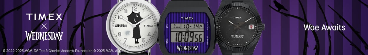 Timex special & limited editions timex x wednesday