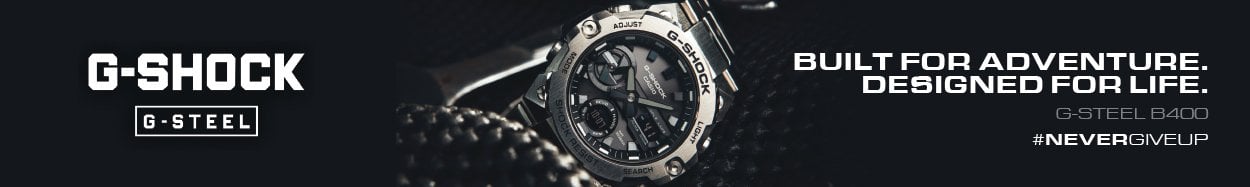 Casio g-shock g-steel watches