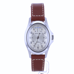 hamilton khaki field king automatic beige dial men's watch h64455523