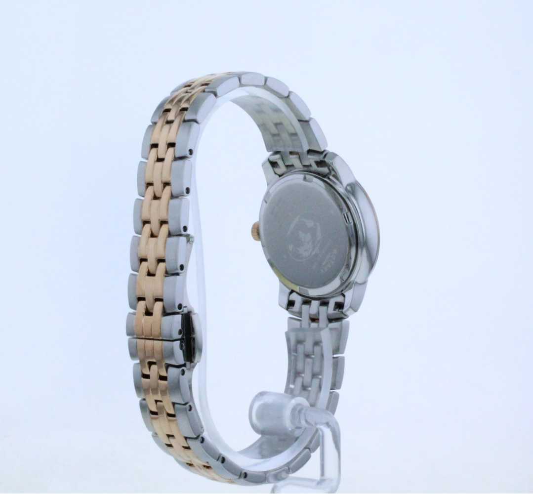 Rotary Womens TwoTone Stainless Steel/PVD Strap Silver Dial