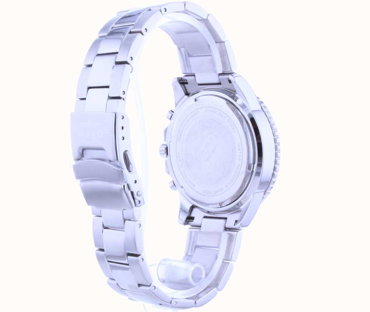 Rotary Men's Chronograph Date Display Tachymeter Stainless Steel