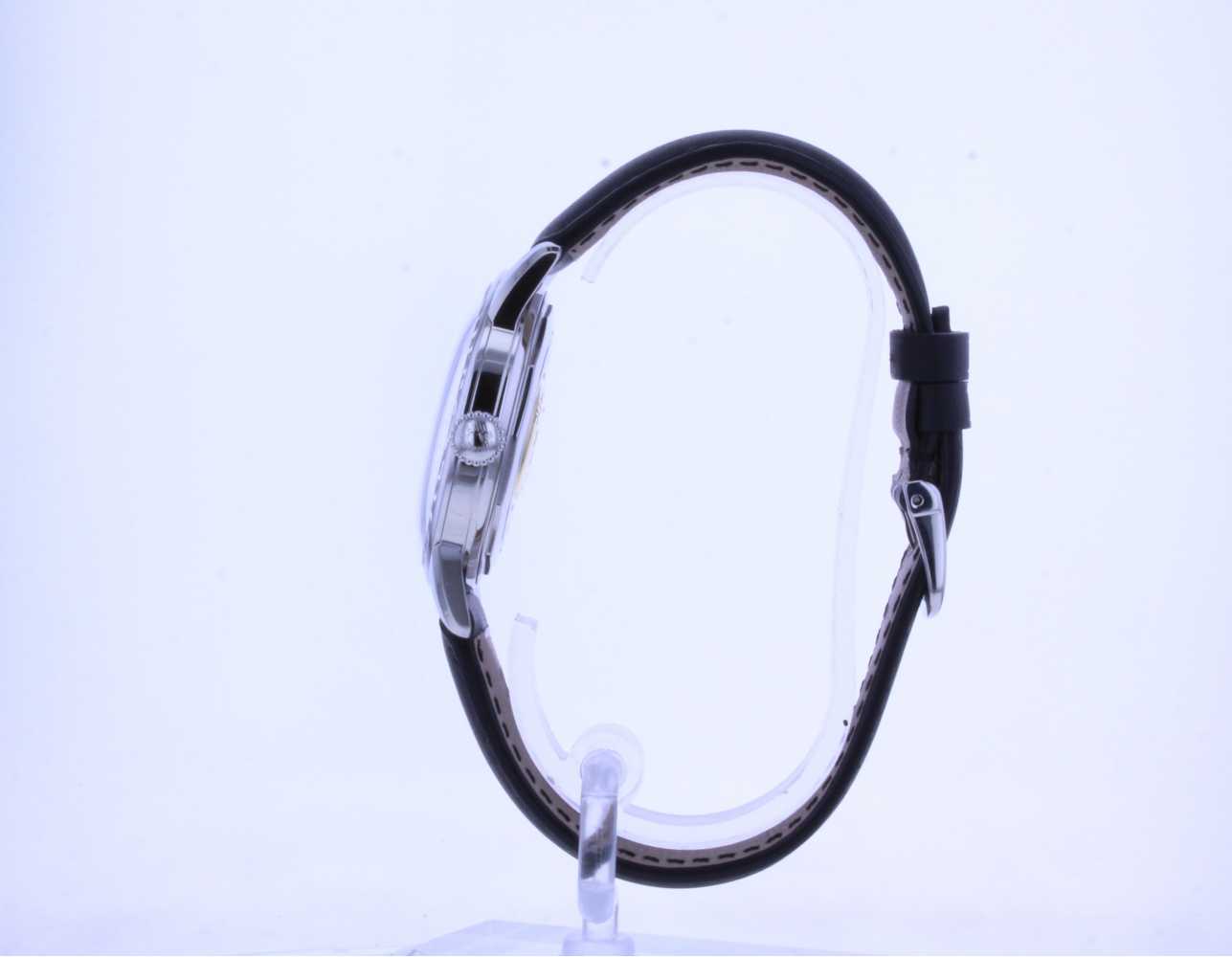 Longines Men's Conquest Heritage Automatic Black Leather Strap