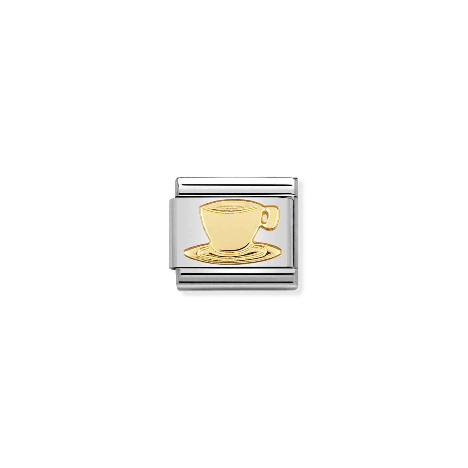 Nomination Coffee Cup Charm - Stainless Steel