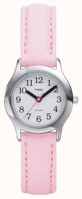 Timex Women's/Kid's Pink Leather Strap Watch T790814