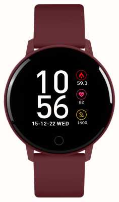 Reflex Active Series 09 Multi-Function Smartwatch (42mm) Digital Dial / Berry Red Silicone RA09-2117
