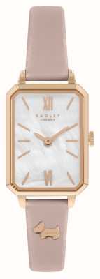Radley Saxon Road Mother of Pearl Dial Pink Leather Strap RY21388