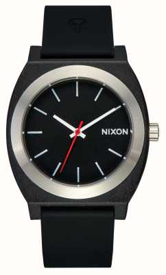 Nixon Time Teller OPP | Black Dial | Black Silicone Strap A1361-000-00