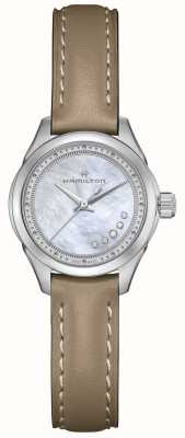 Hamilton Jazzmaster Lady Quartz (26mm) Mother of Pearl Dial / Brown Leather Strap H32111890