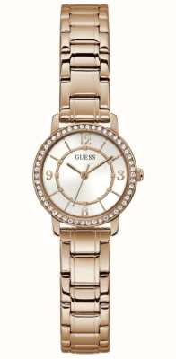 Guess Women's Melody | Crystal Set | Rose Gold Stainless Steel Bracelet GW0468L3