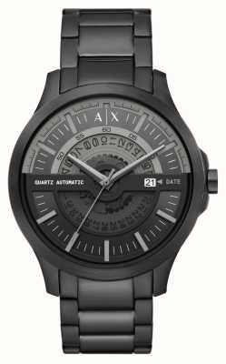 Armani Exchange Men's | Black Dial | Black Stainless Steel Bracelet AX2444