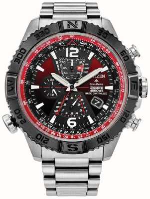 Citizen Men's Red Arrows Radio Controlled Navihawk A.T Anti-Reflective Sapphire Crystal AT8226-59X