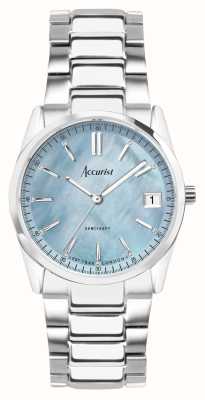 Accurist Everyday Womens | Blue Mother Of Pearl | Stainless Steel Bracelet 74002