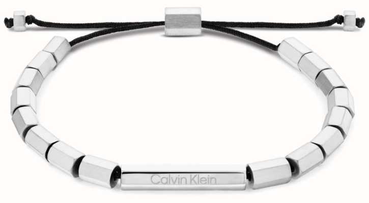 Calvin Klein Men's Stainless Steel Beaded Bracelet 35000275