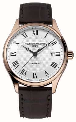 Frederique Constant Classics Automatic (40mm) Silver Dial / Brown Leather FC-303MC5B4