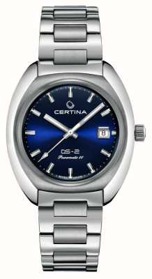 Certina DS-2 | Automatic | Blue Dial | Stainless Steel Bracelet C0244071104101