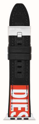 Diesel Apple Watch Strap (42/44/45mm) Black Nylon DSS0005