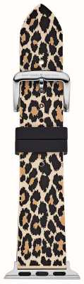 Kate Spade Apple Watch Strap (38/40/41mm) Leopard Silicone KSS0022