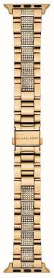 Michael Kors Apple Watch Strap (38/40/41mm) Gold PVD Stainless Steel MKS8021