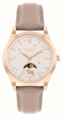 Radley Women's Moonphase | Pink Dial | Rose Gold | Nude Pink Leather Strap RY21498