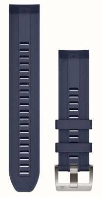 Garmin Quickfit® 22 MARQ Watch Strap Only - Navy Silicone Strap 010-13225-02