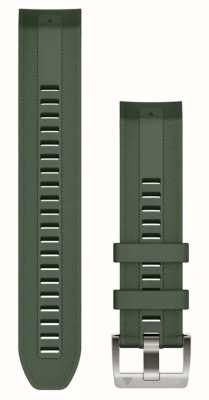 Garmin Quickfit® 22 MARQ Watch Strap Only - Pine Green Silicone Strap 010-13225-01