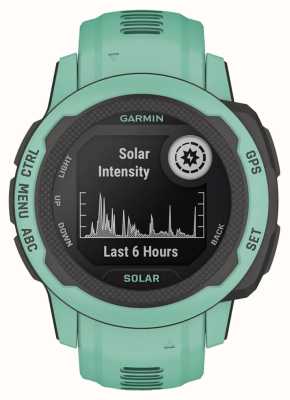 Garmin Instinct® 2S Solar | Neo Tropic | Green Silicone Strap 010-02564-02