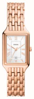 Fossil Raquel | White Dial | Rose Gold Stainless Steel Bracelet ES5271