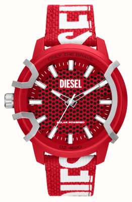 Diesel Griffed | Red Dial | Red Recycled Ocean Plastic Strap DZ4620