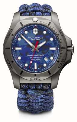 Victorinox I.N.O.X. Professional Diver (45mm) Blue Camo Dial / Blue Paracord 241813.2