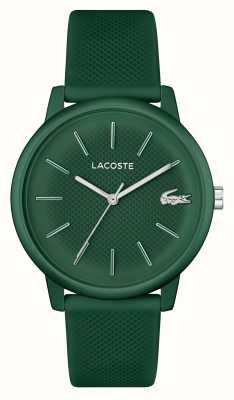 Lacoste Men's 12.12 | Green Dial | Green Silicone Strap 2011238