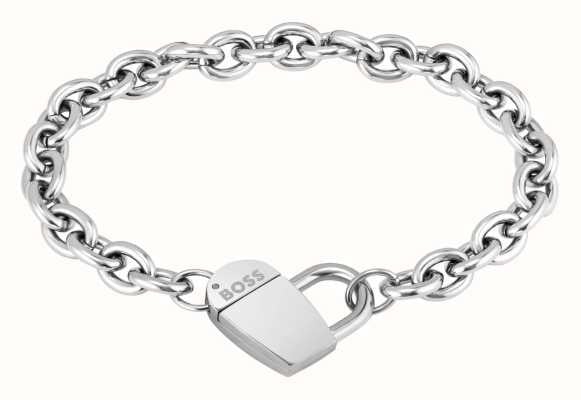 BOSS Jewellery Women's Dinya Bracelet | Stainless Steel | Heart Charm 1580418