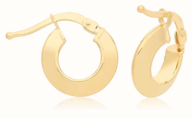 James Moore TH 9ct Yellow Gold 6mm Mini Hoops ER1202-06