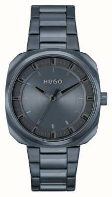 HUGO Men's #SHRILL | Blue Dial | Blue Stainless Steel Bracelet 1530310