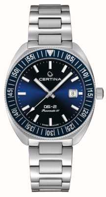 Certina DS-2 | Automatic | Blue Dial | Stainless Steel Bracelet C0246071104102