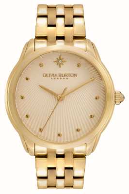 Olivia Burton Timeless Classics Celestial Starlight | Beige Dial | Gold Stainless Steel Bracelet 24000048