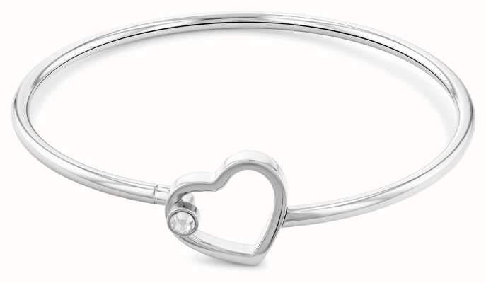 Tommy Hilfiger Women's Bangle | Stainless Steel | Crystal Heart 2780754